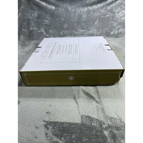 Wondershop Christmas LED Dewdrop Wreath Twinkling Warm White In/Out 15in NEW - Picture 10 of 14